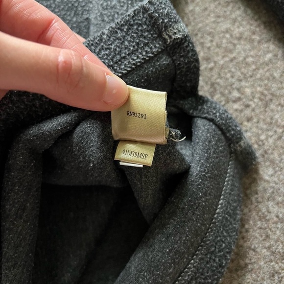 True Grit American Outdoor Co Grey Fleece 1/4 Zip Pullover Sweater Men’s Large - Picture 6 of 12